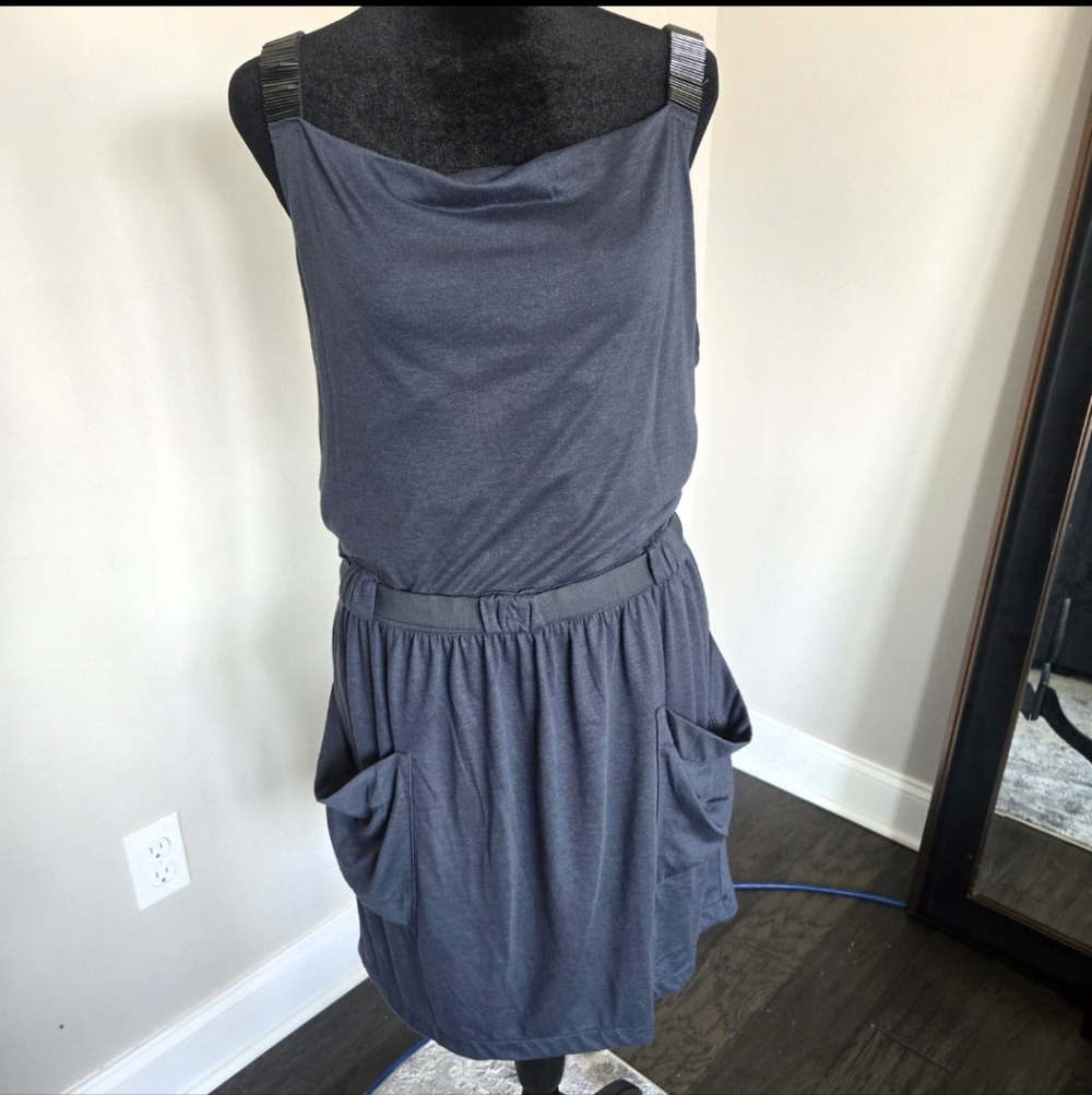 A/X Charcoal Midi Dress